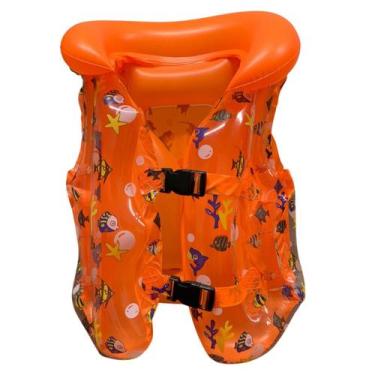 Imagem de Colete Infantil Piscina Boia Inflável Criança Proteção Tam.G - Summer 