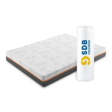 Imagem de Colchão Viúva 128x188x20cm com Molas Ensacadas e Espuma D33 SDB Colchõ
