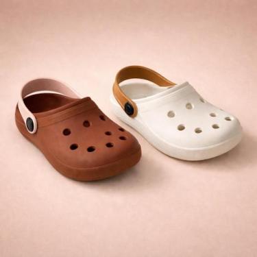 Imagem de Sandália Fechada Liso Adulto E Infantil Unissex Confortável 19 Ao 44 -