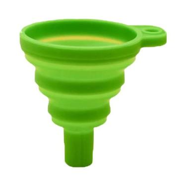 Imagem de Funil De Silicone Dobrável Portátil Para Transferência De Líquidos Em 