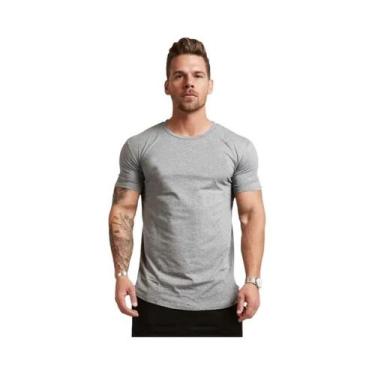 Imagem de Camiseta Masculina Slim Fit Para Esportes, Verão 2025, Manga Curta, Mo