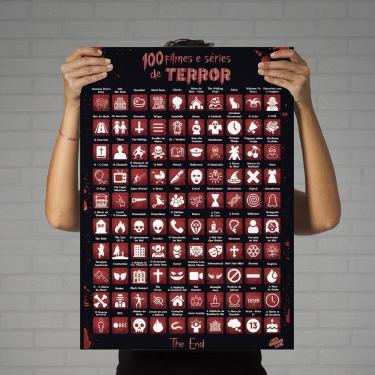 Imagem de Pôster Raspadinha 100 Filmes E Séries De Terror