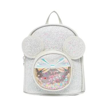 Imagem de Mochila De Princesa Com Lantejoulas Para Meninas, Mochila Escolar De D