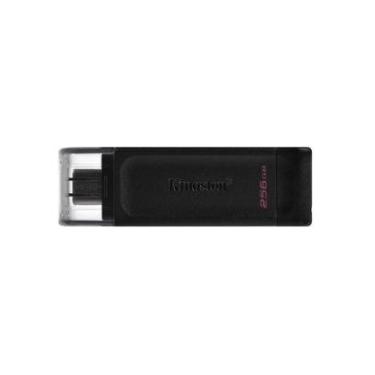 Imagem de Pen Drive 256GB Kingston DataTraveler 70, USB-C 3.2, Preto - DT70/256GB-Unissex