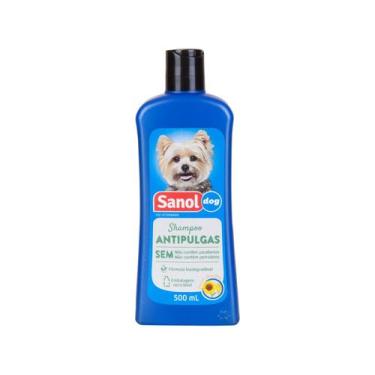 Imagem de Shampoo Veterinário Sanol Dog Antipulgas para Cães com 500ml, Delicada