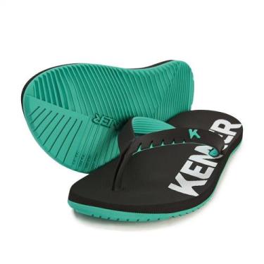 Imagem de Chinelo Kenner Red Masculino - Preto e Verde, 36/37