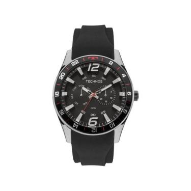 Imagem de Relógio Masculino Technos Preto Analógico Multifunção 6P25BN/8P Esport