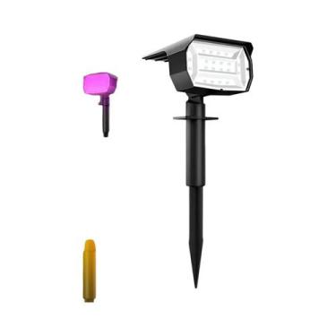 Imagem de Refletores Solares Para Jardim 72/68 LED IP65 À Prova d'Água Com 3 Mod