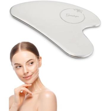 Imagem de Aço inoxidável Facial Gua Sha GUASHAPE para escultura facial