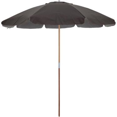 Imagem de Guarda Sol 2,20 Metros Em Bagum Guararapi Marrom Com Cabo De Madeira Bel