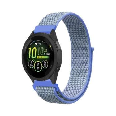 Imagem de Pulseira De Nylon De 20mm 22mm Para Garmin Forerunner Venu 3 Vivoactiv