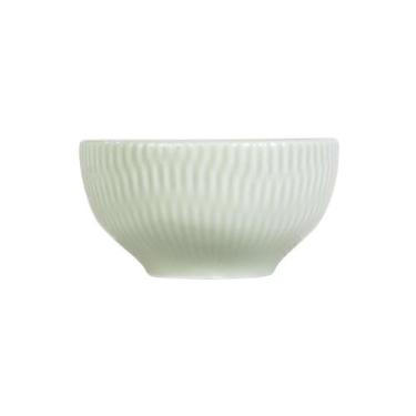 Imagem de Bowl Tigela Sobremesa Verde Menta Relevo Shell 408 ml Germer - Germer 