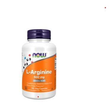 Imagem de L-Arginina 500mg 100 Cápsulas Now Foods
