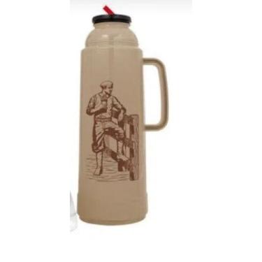 Imagem de Garrafa Termica Use 1l Farroupilha Bege Mor - Redemac Bomagg