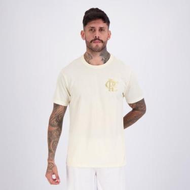 Imagem de Camisa Flamengo Logo Dry Off White - Coimbra, P