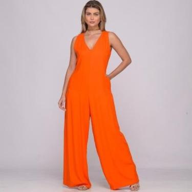 Imagem de Macacão Pantalona Decote V B'Bonnie Bianca-Feminino