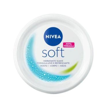 Imagem de Nivea Soft Creme Facial Hidratante - Rosto Corpo e Mãos 98g