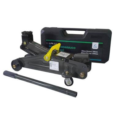 Imagem de Macaco hidráulico Tipo Jacaré 2 toneladas para carros Maleta LPK2J Lap