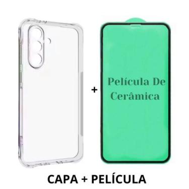 Imagem de Capa TPU Transparente + Película para Samsung Galaxy A56 - Pop Shope