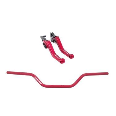 Imagem de Kit Manete Guidão Esportivo Titan 125 150 160 Lona a Laser - Special L
