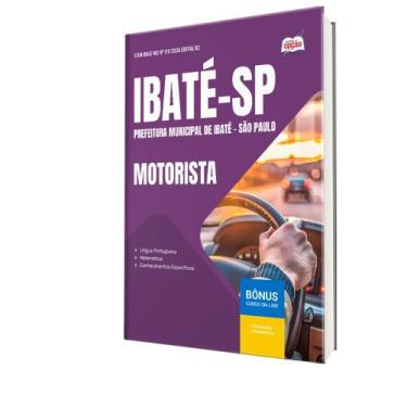Imagem de Apostila Prefeitura de Ibaté - SP - Motorista - Apostilas Opção