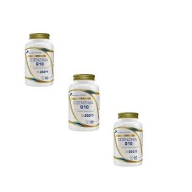 Imagem de Kit 3 Coenzima Q10 200mg 3x60 cps Flora Nativa-Unissex