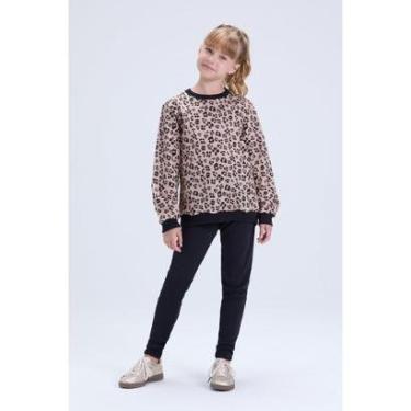 Imagem de Conjunto Infantil Feminino de Inverno Moletom Oncinha-Feminino
