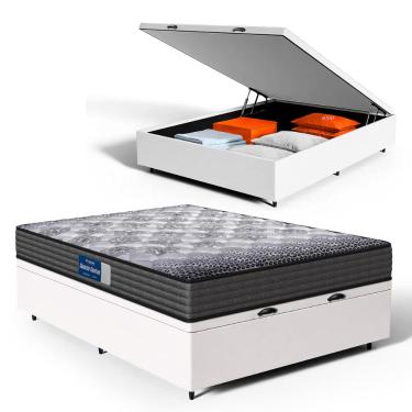 Imagem de Cama Box Baú com Colchão de Espuma D60 Double Face Guarda Costas Comfort Force Probel C...