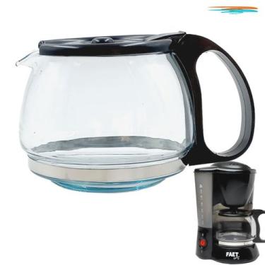 Imagem de Copo Jarra de Cafeteira Faet Optima 12 Cafés Vidro Forte - Mistral