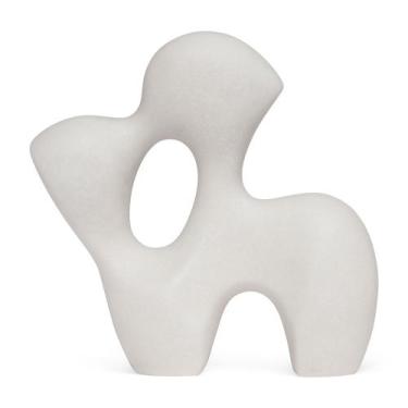 Imagem de Escultura Decorativa Abstrata em Poliresina 28cm 21139 Mart