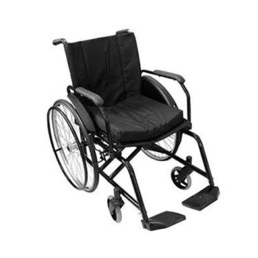 Imagem de Cadeira de rodas confort aro alumínio assento 44cm - DUN