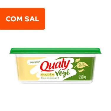 Imagem de Margarina Qualy Vegana 250g Caixa com 3 unidades
