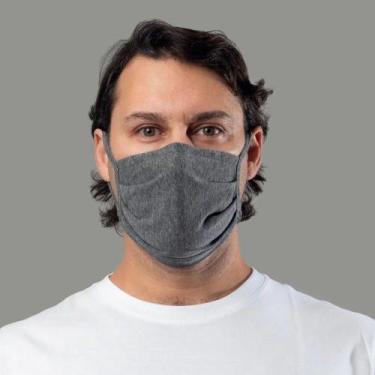Imagem de Máscaras de Proteção 6UN Lavável Dupla Camada Mash MESCLA ESCURO