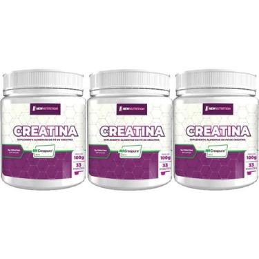 Imagem de Kit 3X Creatina Creapure - 100g Sem Sabor - NewNutrition