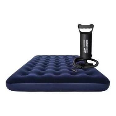 Imagem de Colchão Inflável Casal Para Camping Casa Bestway + Inflador