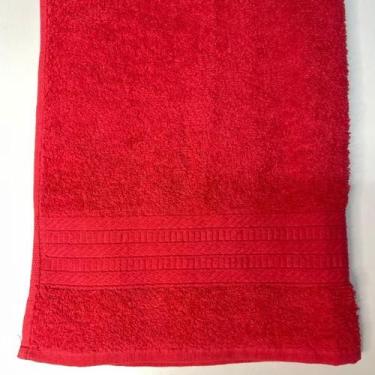 Imagem de Toalha de Rosto Imperial 45cm x 70cm 100% Algodão - Martins -, Vermelh