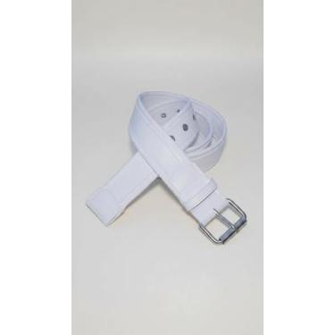 Imagem de Cinto Masculino Lona Branco 4cm material sintético - Congratulations S