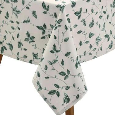 Imagem de Toalha de Mesa Döhler Clean Athenas Estampa 140x140cm Botânica 01 - Do