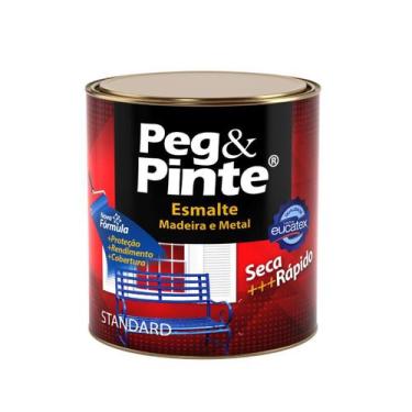 Imagem de Tinta Esmalte Eucatex Peg & Pinte 900ml Brilhante - Várias Cores, Cinz
