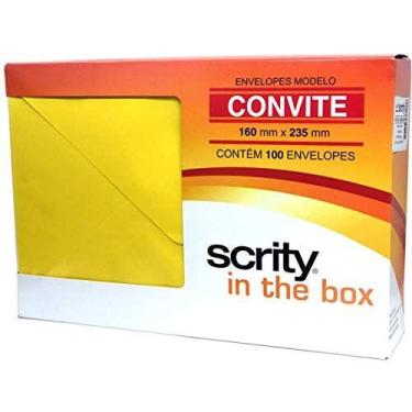 Imagem de Envelope Convite Colorido 160X235 Amarelo Rio De Jan.80G - SCRITY