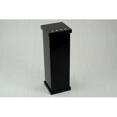 Imagem de Porta Escova em Acrílico Com Strass Preta Decor Acrílicos