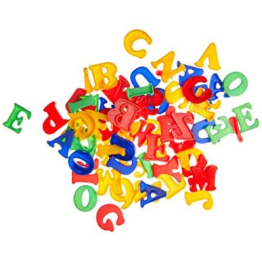 Imagem de Pais & Filhos Brinquedo Pedagógico Brincando com Letras 70 Peças Pais E Filhos, Multicolorido