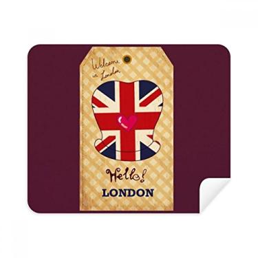 Imagem de Chapéu formal Reino Unido London Stamp, Grã-Bretanha, pano de limpeza, 2 peças, tecido de camurça
