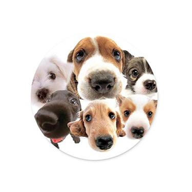 Imagem de Mouse pad redondo para cães, mouse pad profissional personalizado antiderrapante para jogos, bom presente para escritório e acessórios de computador em casa