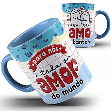 Imagem de Caneca azul Flork Namorados Todo amor do mundo 1