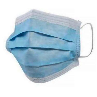 Imagem de Mascara Facial Cirurgica Tripla Descartavel Tnt 50 Und