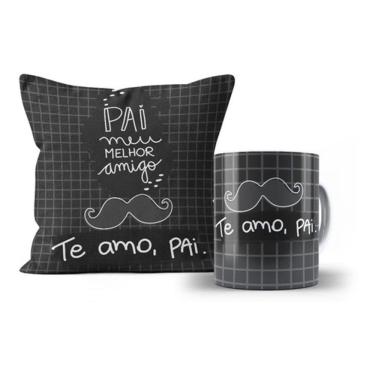Imagem de Presente Dia Dos Pais Kit Almofada + Caneca Personalizada