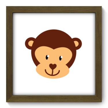 Imagem de Quadro Decorativo - Macaquinho - 22cm x 22cm - 012qdbm