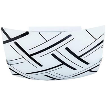 Imagem de Plafon Sobrepor Quadrado, Attena, 1815 Med Pt, Preto