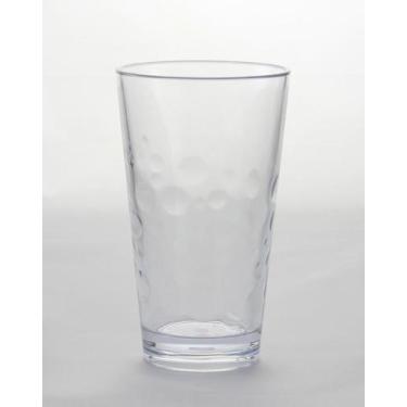 Imagem de 12 Copos Gota Para Água Em Acrílico Cristal 350ml - Hyp